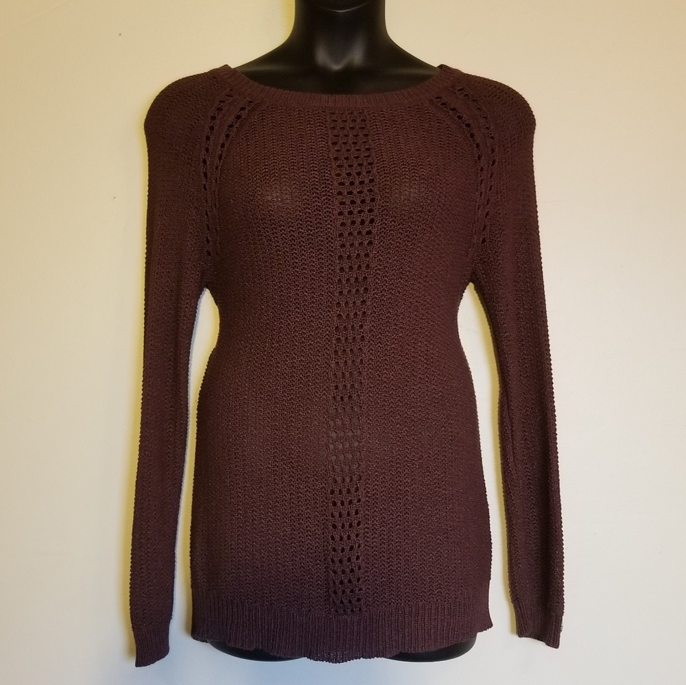 Rubbish crochet long sleeve sweater